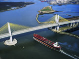 Baytown Bridge, Texas Photographic Print by Jim Wark