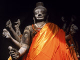 Robed Buddha, Angkor Wat, Cambodia Photographic Print by Dave Bartruff