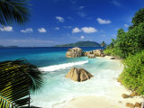 Tropical Beach Photographic Print by Roger De La Harpe