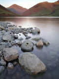 Wast Water in the Lake District at Sunset, UK Photographic Print by David Clapp
