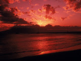 Sunset on Maui, Hawaii Photographic Print by Mick Roessler