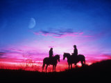Riders at Sunset Photographic Print by Mick Roessler