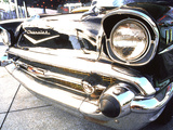 Detail of Classic Car, 57 Chevy Photographic Print by Bill Bachmann