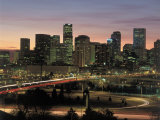 Skyline at Sunrise, Denver, CO Photographic Print by Tom Dietrich