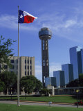 Reunion Tower, Dallas, Texas Photographic Print by David Ball