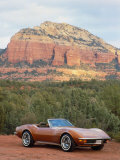 1972 Chevy Corvette Stingray Convertible Roadster Fotografie-Druck