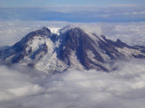 Aerial of Mt. Rainier, Washington State Photographic Print by Yvette Cardozo