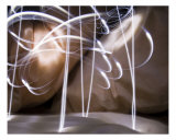 Abstract Light Painting Photographic Print by James Davidson
