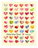 Follow Your Heart Estampe par Lilly Fluger