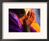 Prayer At Kumba Mela Festival, Allahabad, India  Prints by Paul Beinssen