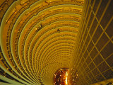 The Jin Mao Tower Looking down from the Grand Hyatt Hotel Levels Photographic Print by Eightfish 