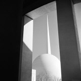 View of the Perisphere and Trylon, Icons of the 1939 New York World's Fair, Photographic Print 