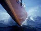 America's Cup Trials, the Easterner's Bow Photographic Print by George Silk