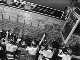 Operators on Transoceanic Switchboard at Long Distance Building of New York Telephone Co Photographic Print by Margaret Bourke-White