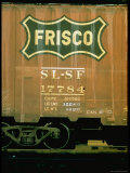 Railroad Box Car Showing the Logo of the Frisco Railroad Photographic Print by Walker Evans