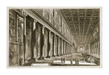 Interior of the Basilica of S. Maria Maggiore, Rome Giclee Print by Giovanni Battista Piranesi