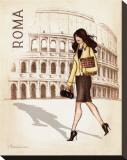 Roma Stretched Canvas Print by Andrea Laliberte