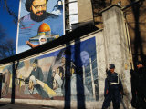 A Mural Depicting Middle Eastern Political Propaganda, Tehran, Iran Photographic Print by Patrick Syder