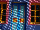 Filtered Sunlight on House, Greece Photographic Print by Izzet Keribar