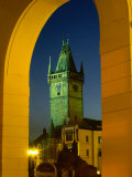 Old Town Hall Clock Tower in Old Town Square, Prague, Czech Republic Photographic Print by Richard Nebesky