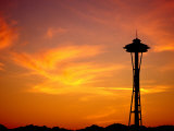 The Space Needle, Seattle, Washington, USA Photographic Print by Lawrence Worcester