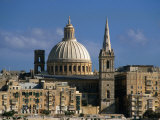 Domed Church of Our Lady in Old City, Valletta, Malta Photographic Print by Patrick Syder