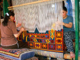 Women Making Carpets, Cappadocia, Turkey Photographic Print by Wayne Walton