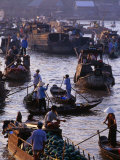 Floating Market, Mekong Delta, Vietnam Photographic Print by Mason Florence