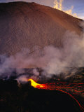 Lava Flow of Kilauea Volcano, Kilauea, USA Photographic Print by Peter Hendrie