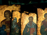 Religious Icons for Sale in Shop, Ermou, Athens, Greece Photographic Print by Izzet Keribar