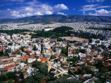 Overview of City, Athens, Greece Photographic Print by Setchfield Neil
