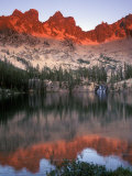 Late Afternoon Light on Sawtooth Mountains, Sawtooth National Recreation Area, Idaho, USA Photographic Print by Janis Miglavs