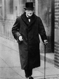 Winston Churchill British Statesman Photographie