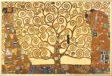 The Tree of Life, Stoclet Frieze, c.1909 Framed Canvas Print by Gustav Klimt