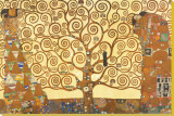 The Tree of Life, Stoclet Frieze, c.1909 Stretched Canvas Print by Gustav Klimt