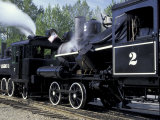 Antique Steam Locomotive, Elbe, Washington, USA Photographic Print by William Sutton