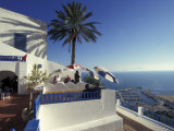 Restaurant Terrace on the Mediterranean Sea, Tunisia Photographic Print by Michele Molinari