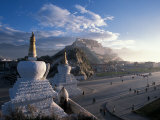 Potala at Sunrise, Lhasa, Tibet Photographic Print by Vassi Koutsaftis