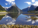 Mitre Peak, Milford Sound, Fiordland National Park, South Island, New Zealand Photographic Print by David Wall