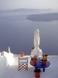 View of Water, Santorini, Greece Photographic Print by Connie Ricca
