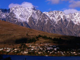 The Remarkables Mountains in Background, Queenstown, New Zealand Photographic Print by John Banagan