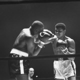 Heavyweight Bout in Which Cassius Clay Narrowly Defeated Doug Jones Premium Photographic Print by George Silk