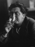 Irish Writer Brendan Behan, Embodiment of Ragged Poet Character in Many of Sean O'Casey's Plays, Photographic Print