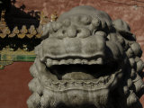 Lion Head Sculpture, China Photographic Print by Ryan Ross