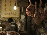 A Chineese Butcher Photographic Print by Ryan Ross