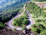 Hairpin Curve, Columbia River Highway, Oregon, USA Photographic Print by William Sutton