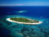 Aerial of Treasure Island, Fiji Photographic Print by Peter Hendrie