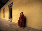Novice Monks at Punakha Festival, Bhutan Photographic Print by Vassi Koutsaftis
