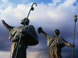 Pilgrim Statues, Santiago De Compostela, Spain Photographic Print by Wayne Walton