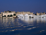 Lake Pichola and City, Udaipur, Rajasthan, India Photographic Print by Dallas Stribley